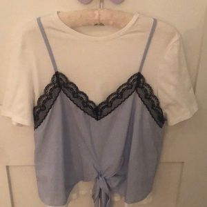 Zara short sleeve top